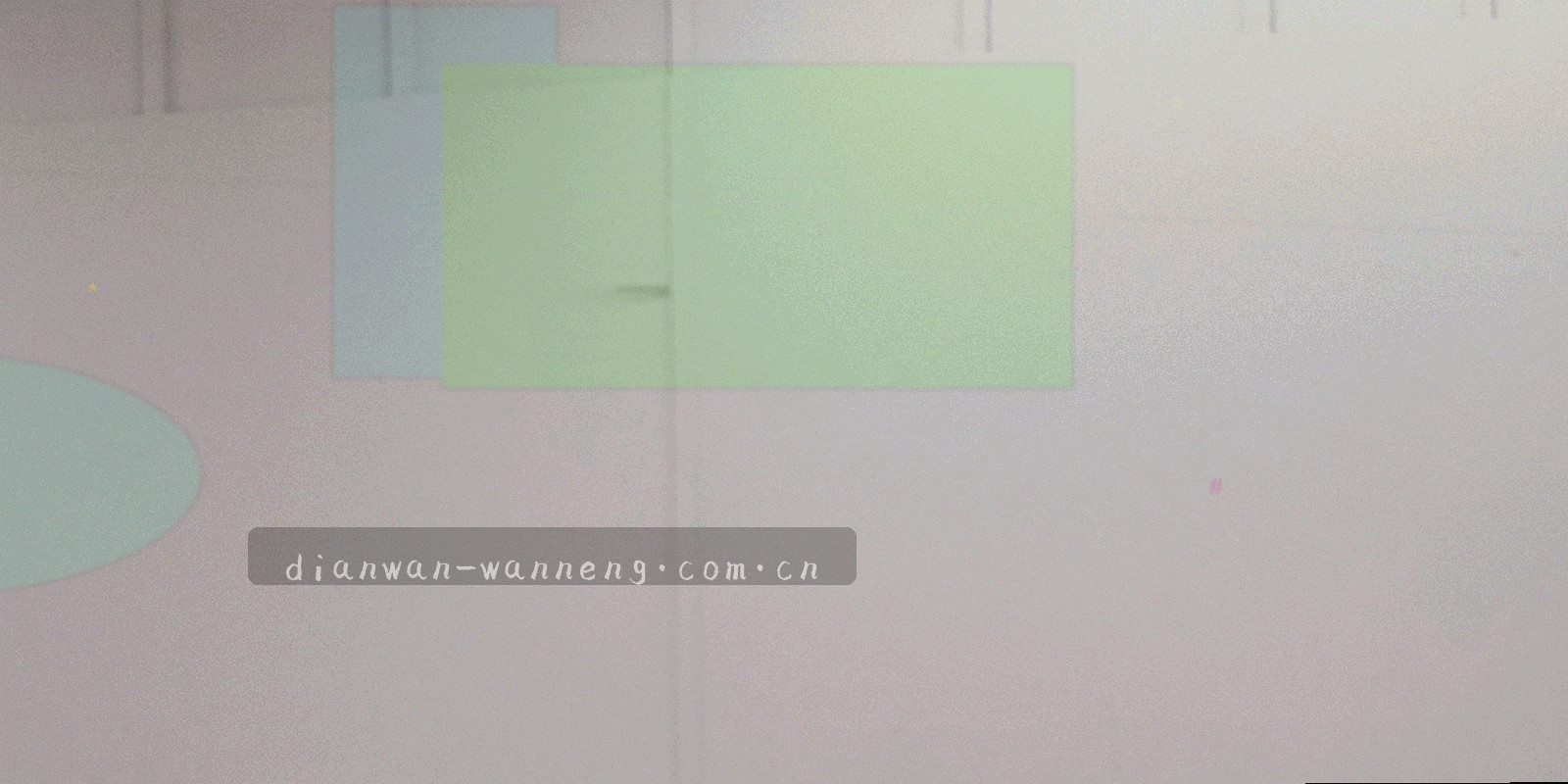俯拍的大屏栏目列表界面，屏幕反光偏冷，标题行距整齐